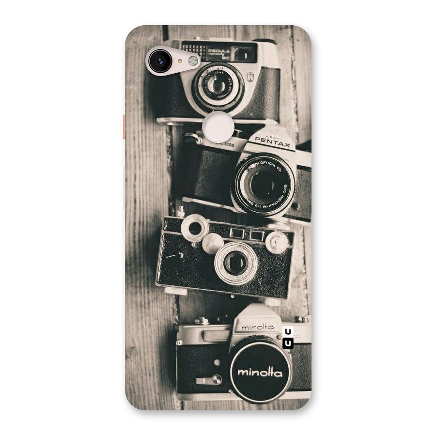 Vintage Style Shutter Back Case for Google Pixel 3 XL