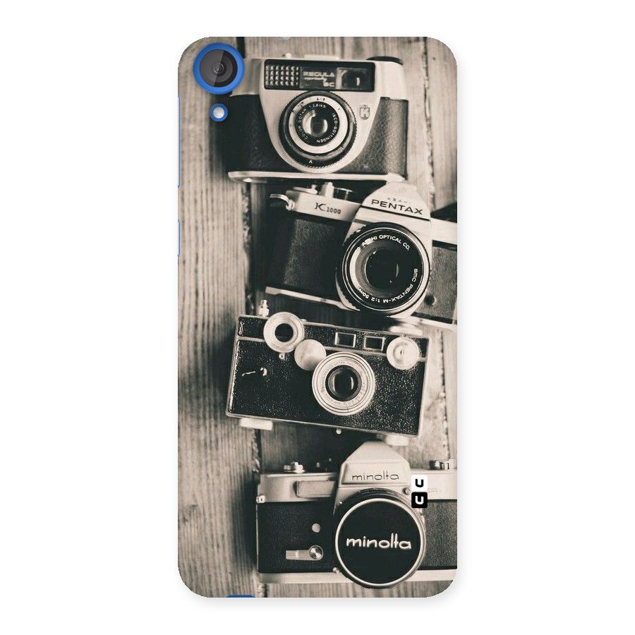 Vintage Style Shutter Back Case for HTC Desire 820