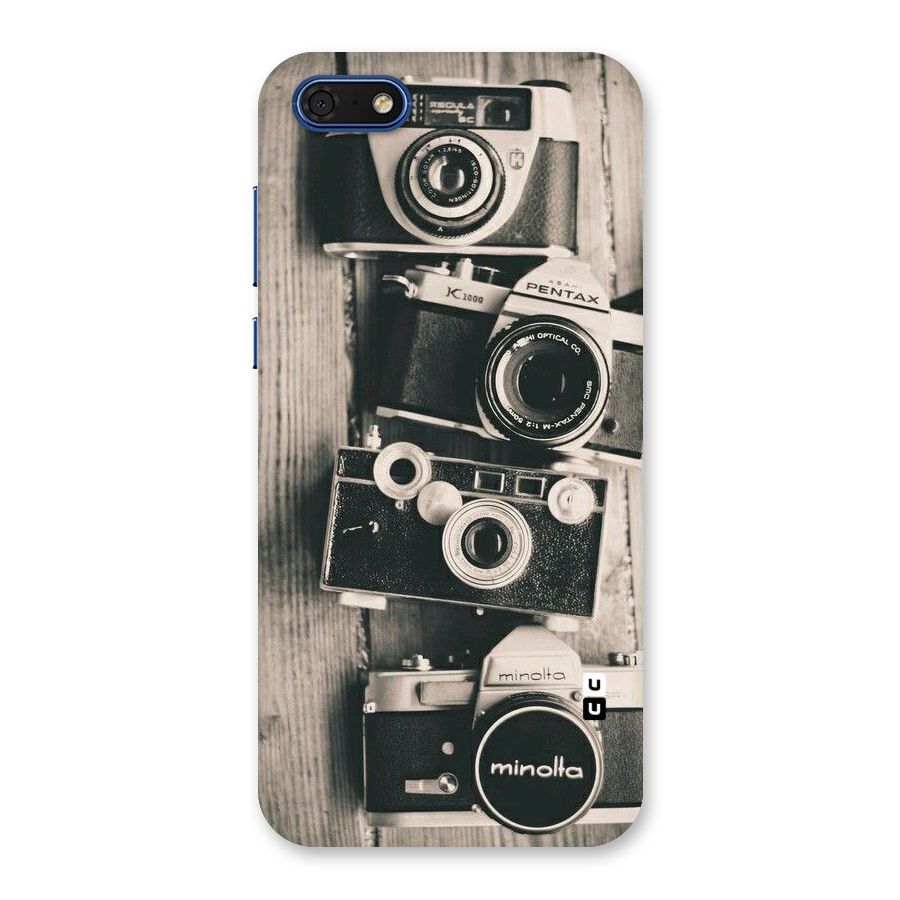 Vintage Style Shutter Back Case for Honor 7s