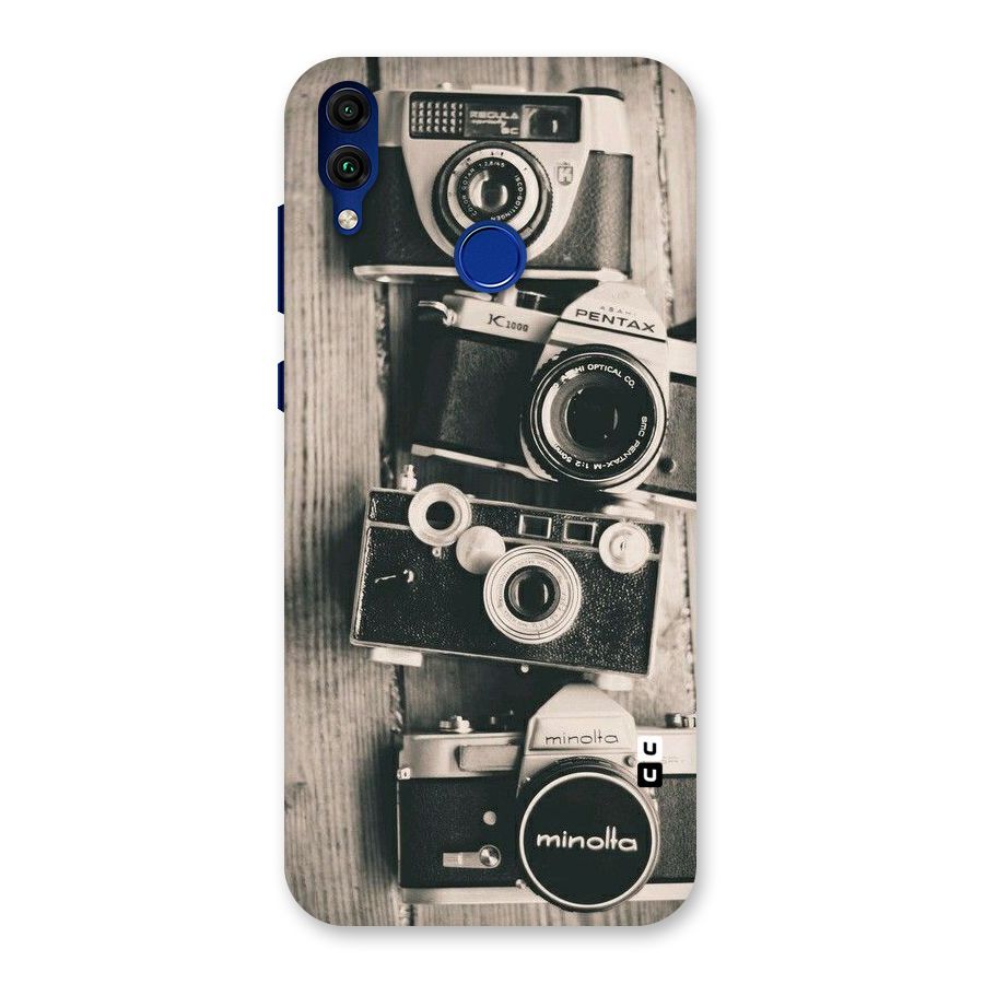 Vintage Style Shutter Back Case for Honor 8C