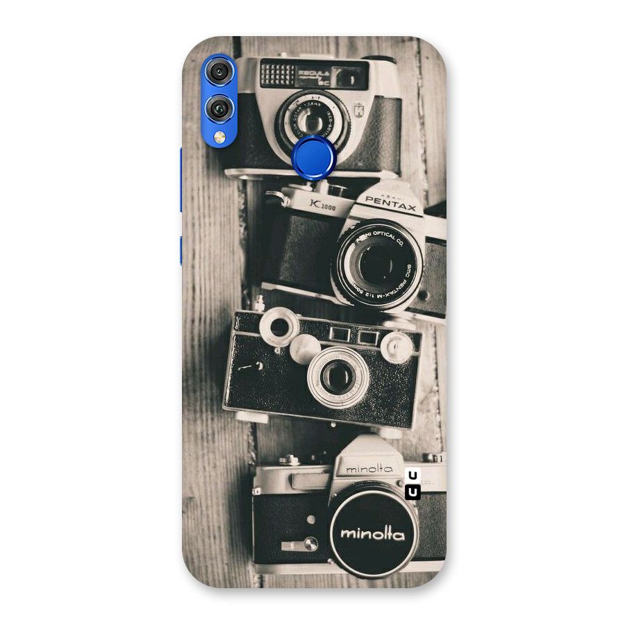 Vintage Style Shutter Back Case for Honor 8X
