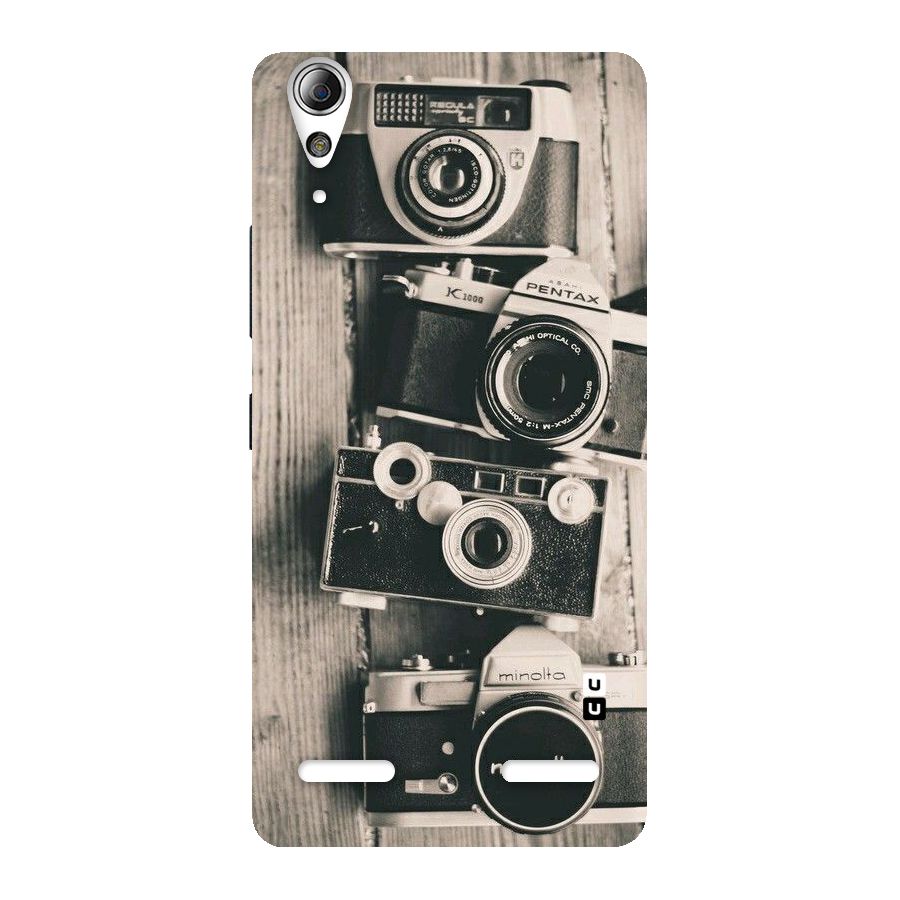 Vintage Style Shutter Back Case for Lenovo A6000 Plus