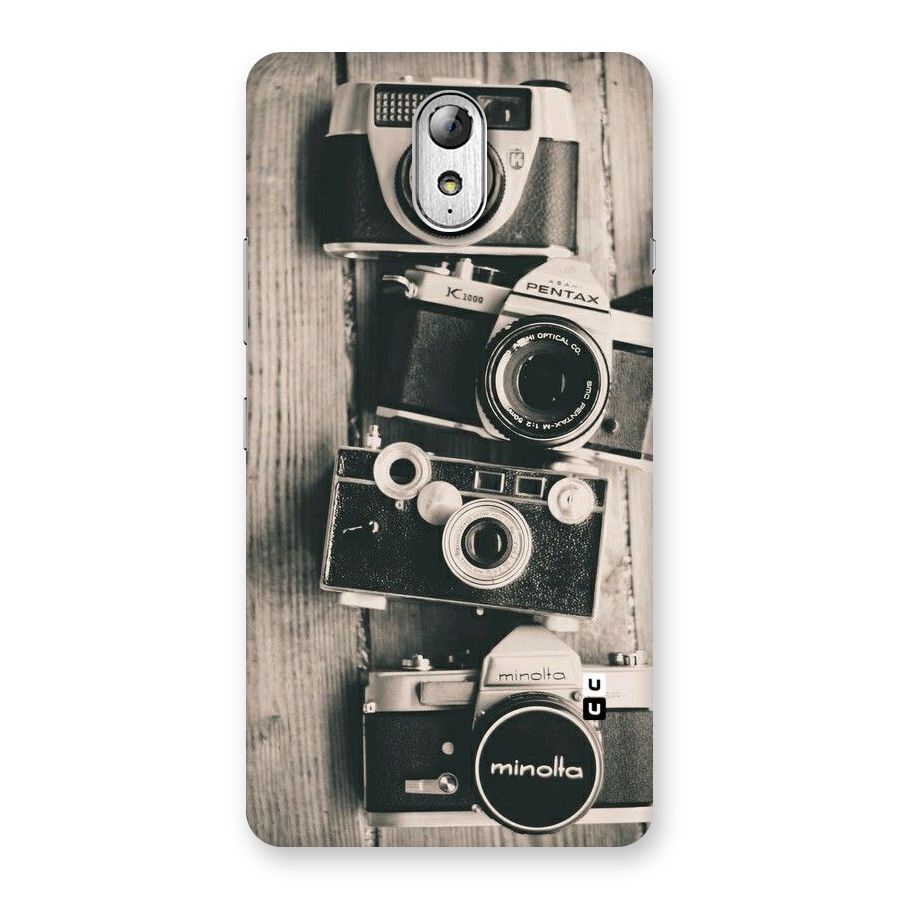 Vintage Style Shutter Back Case for Lenovo Vibe P1M
