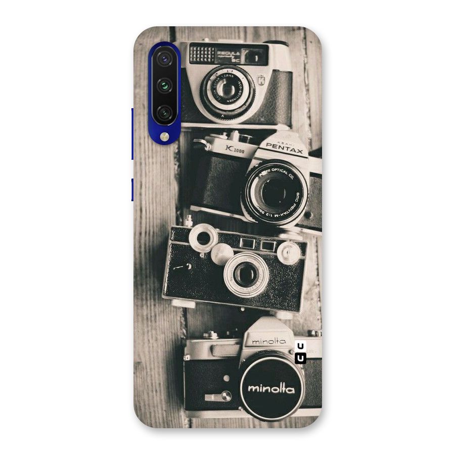 Vintage Style Shutter Back Case for Mi A3