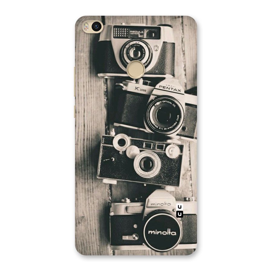 Vintage Style Shutter Back Case for Mi Max 2