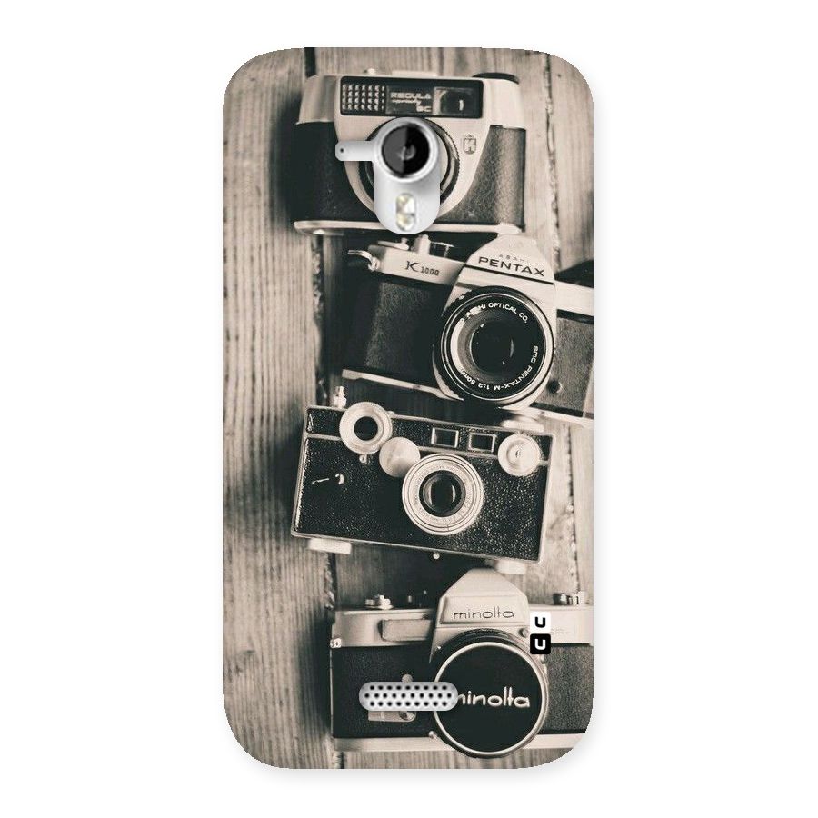 Vintage Style Shutter Back Case for Micromax Canvas HD A116
