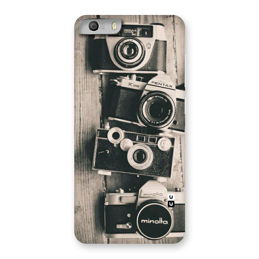 Vintage Style Shutter Back Case for Micromax Canvas Knight 2