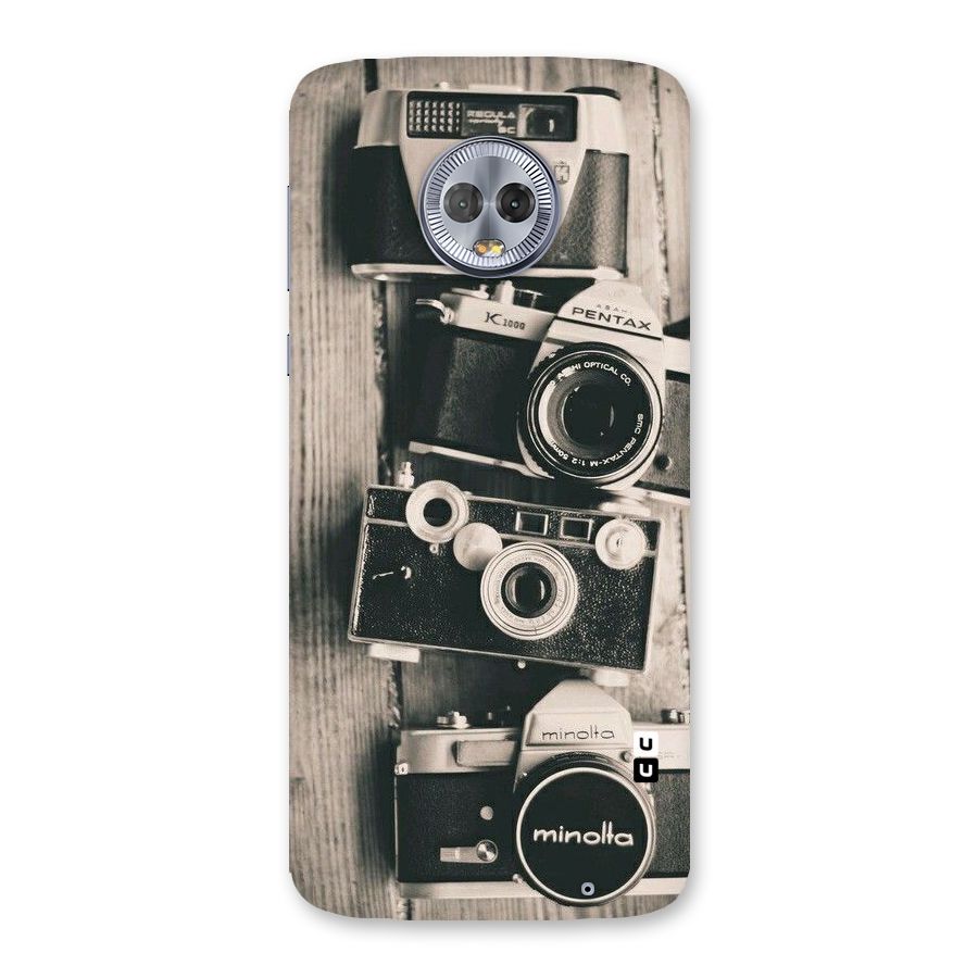 Vintage Style Shutter Back Case for Moto G6 Plus