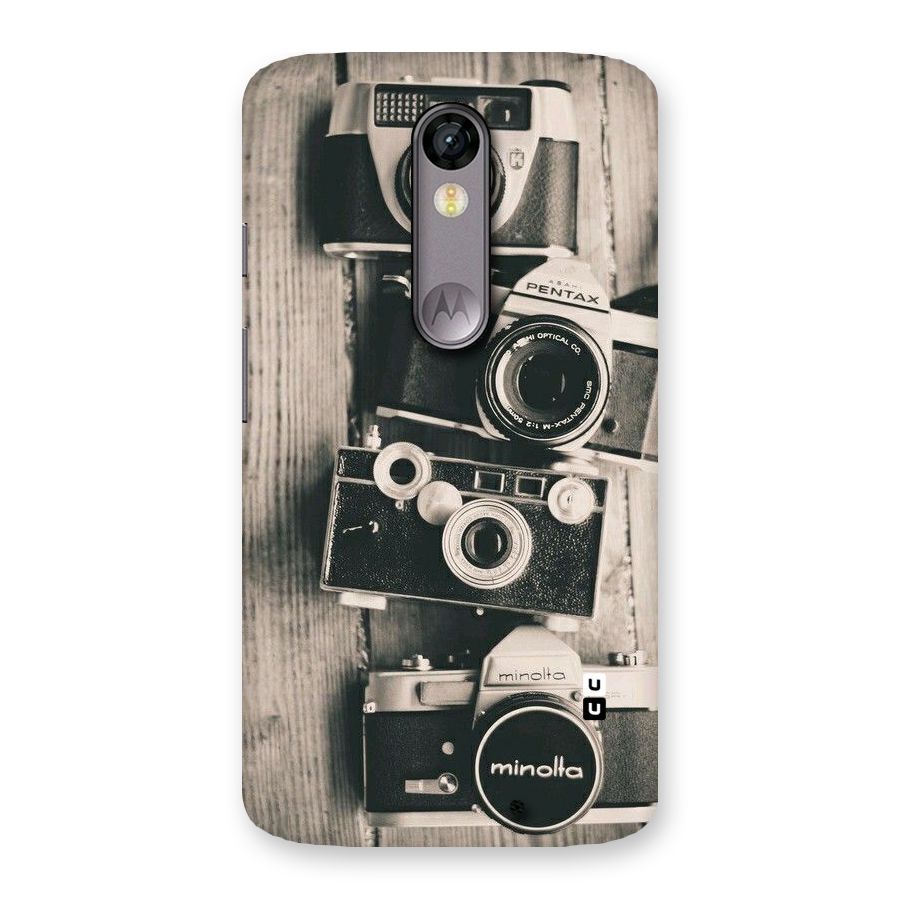Vintage Style Shutter Back Case for Moto X Force