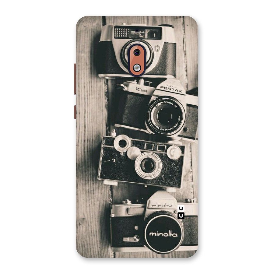 Vintage Style Shutter Back Case for Nokia 2.1
