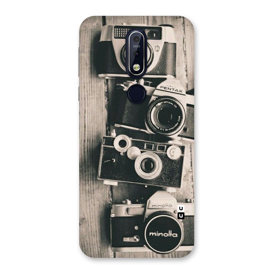 Vintage Style Shutter Back Case for Nokia 7.1