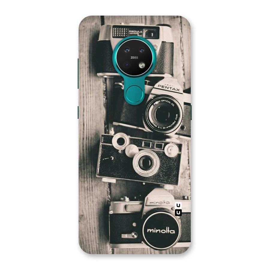 Vintage Style Shutter Back Case for Nokia 7.2