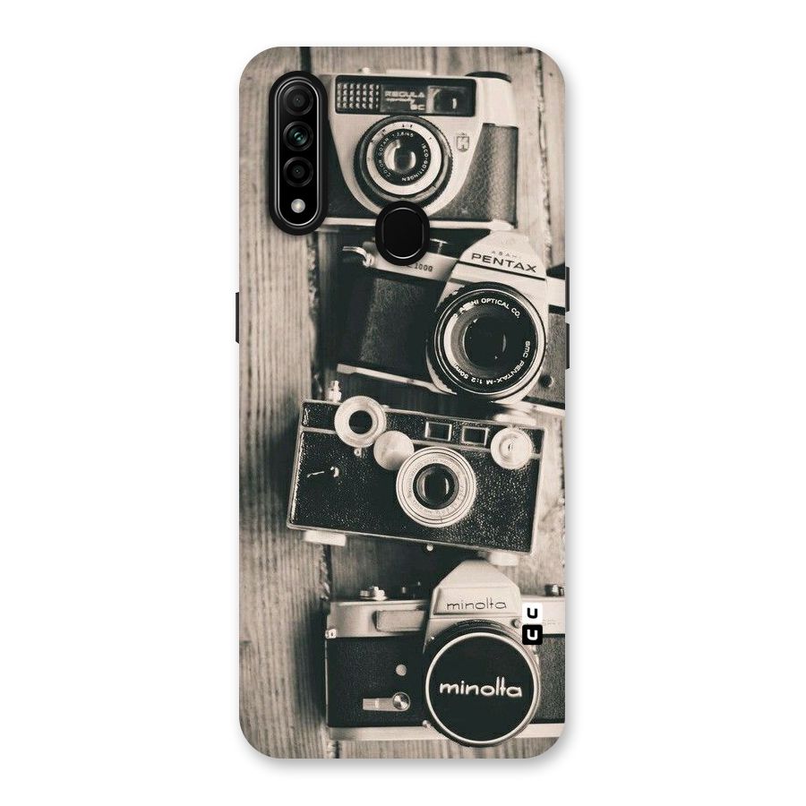 Vintage Style Shutter Back Case for Oppo A31