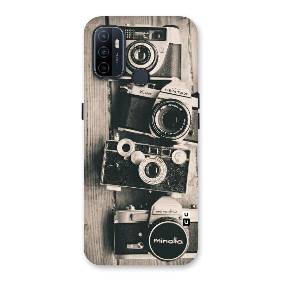 Vintage Style Shutter Back Case for Oppo A32