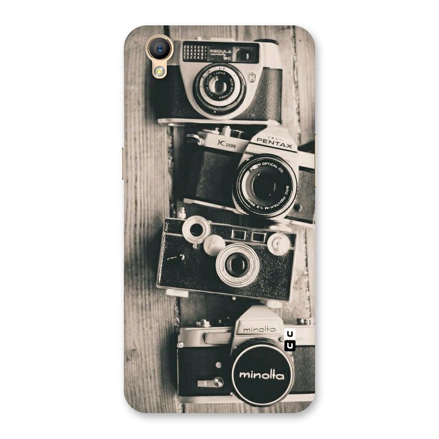 Vintage Style Shutter Back Case for Oppo A37