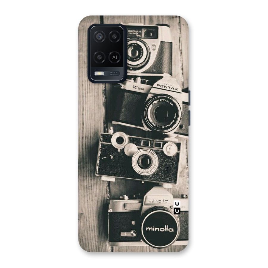 Vintage Style Shutter Back Case for Oppo A54