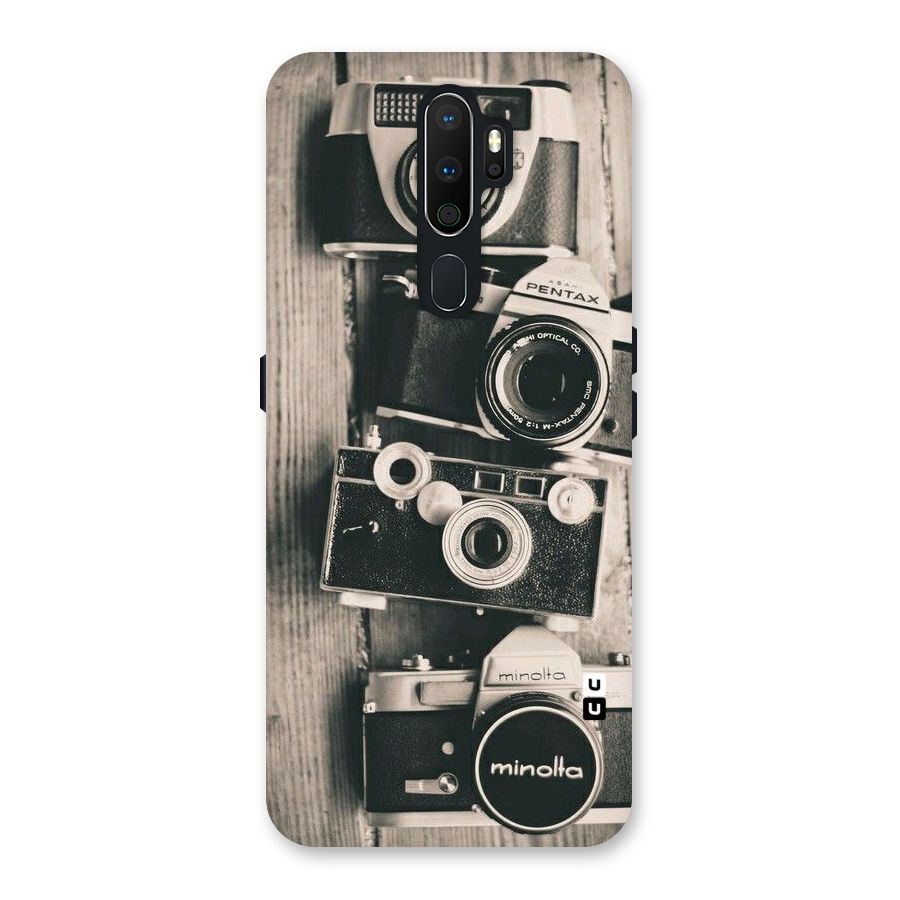Vintage Style Shutter Back Case for Oppo A5 (2020)