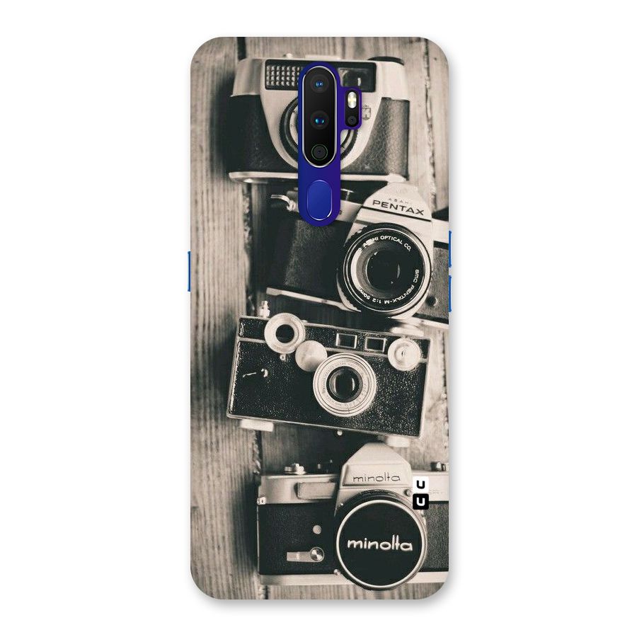 Vintage Style Shutter Back Case for Oppo A9 (2020)