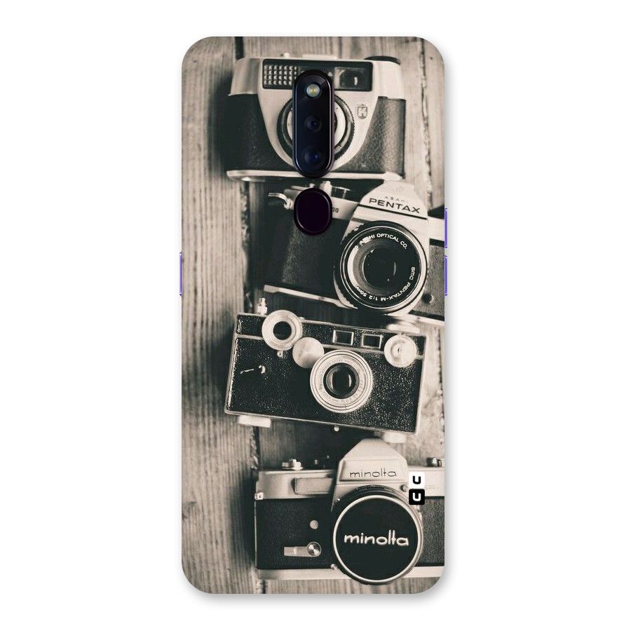 Vintage Style Shutter Back Case for Oppo F11 Pro