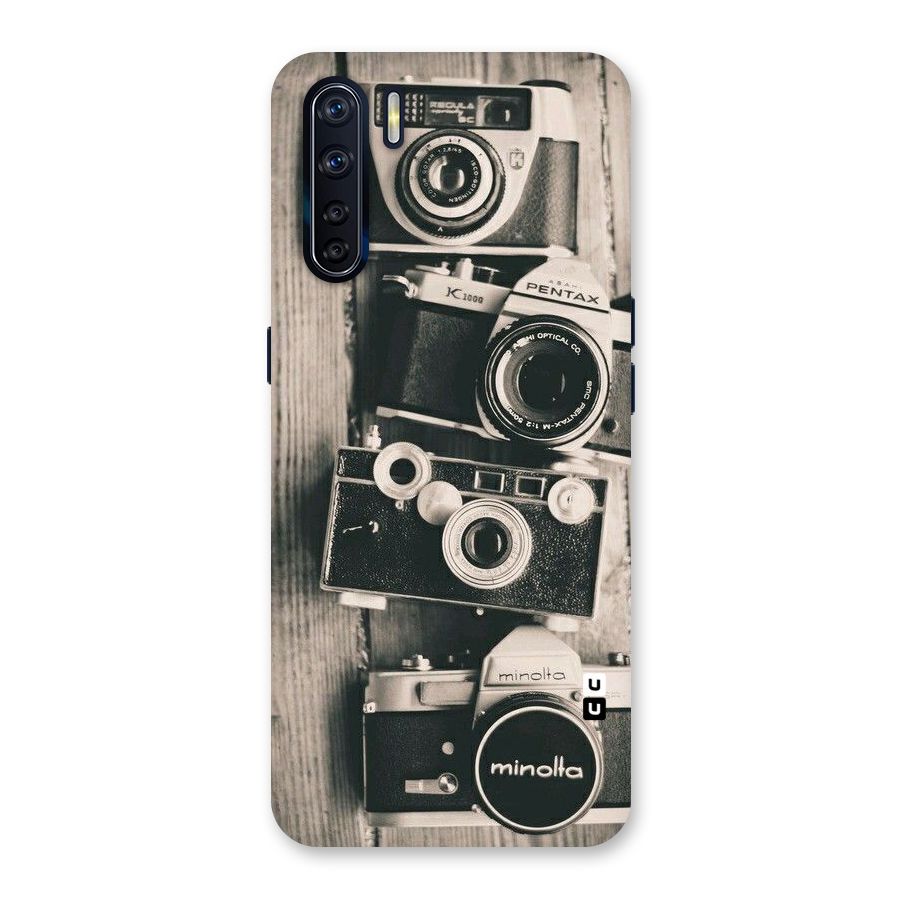 Vintage Style Shutter Back Case for Oppo F15