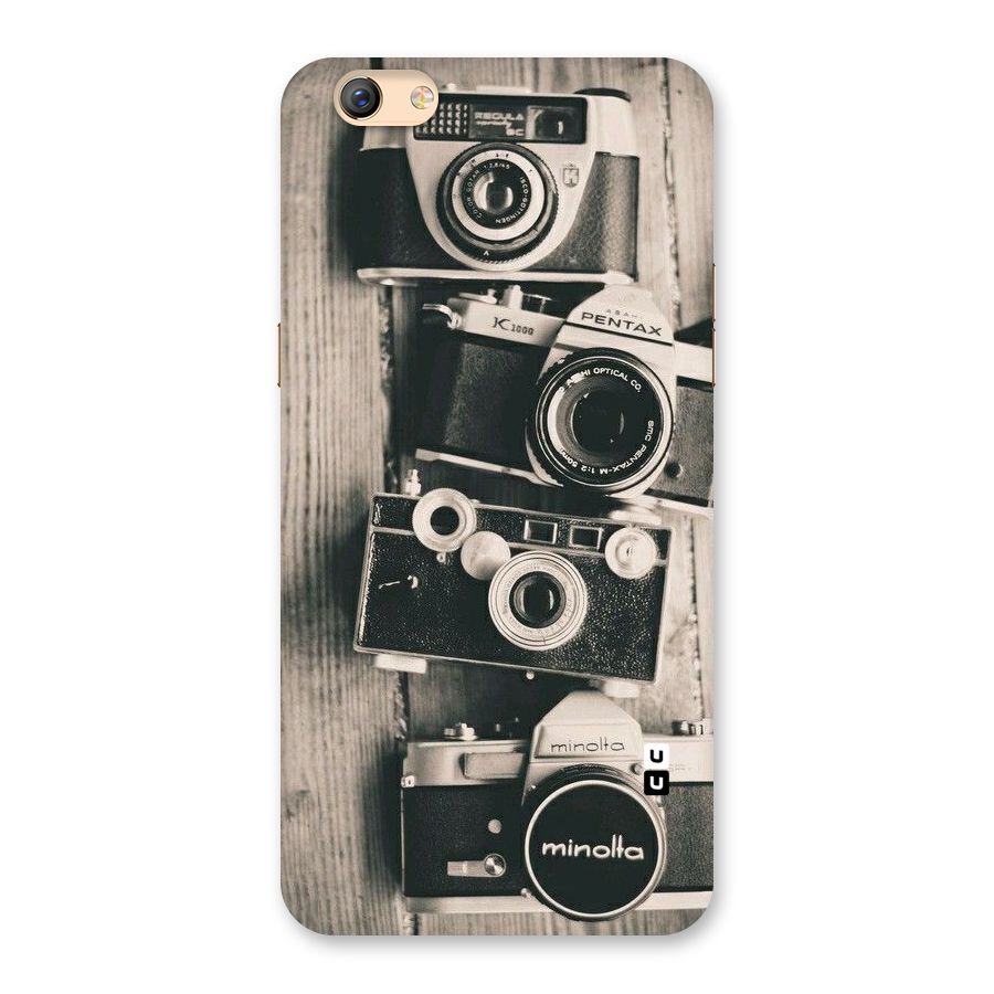 Vintage Style Shutter Back Case for Oppo F3 Plus