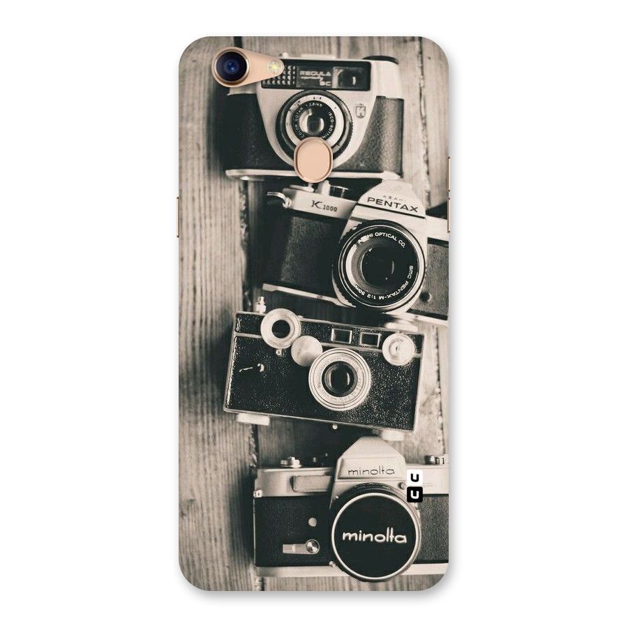 Vintage Style Shutter Back Case for Oppo F5
