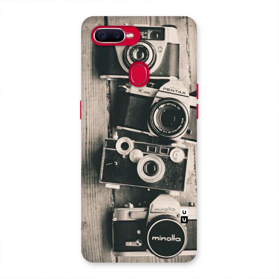 Vintage Style Shutter Back Case for Oppo F9 Pro