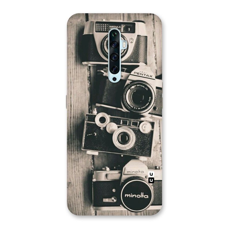 Vintage Style Shutter Back Case for Oppo Reno2 F