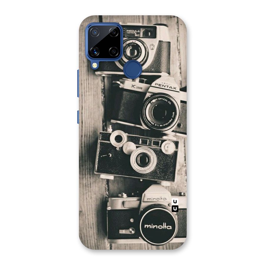 Vintage Style Shutter Back Case for Realme C15