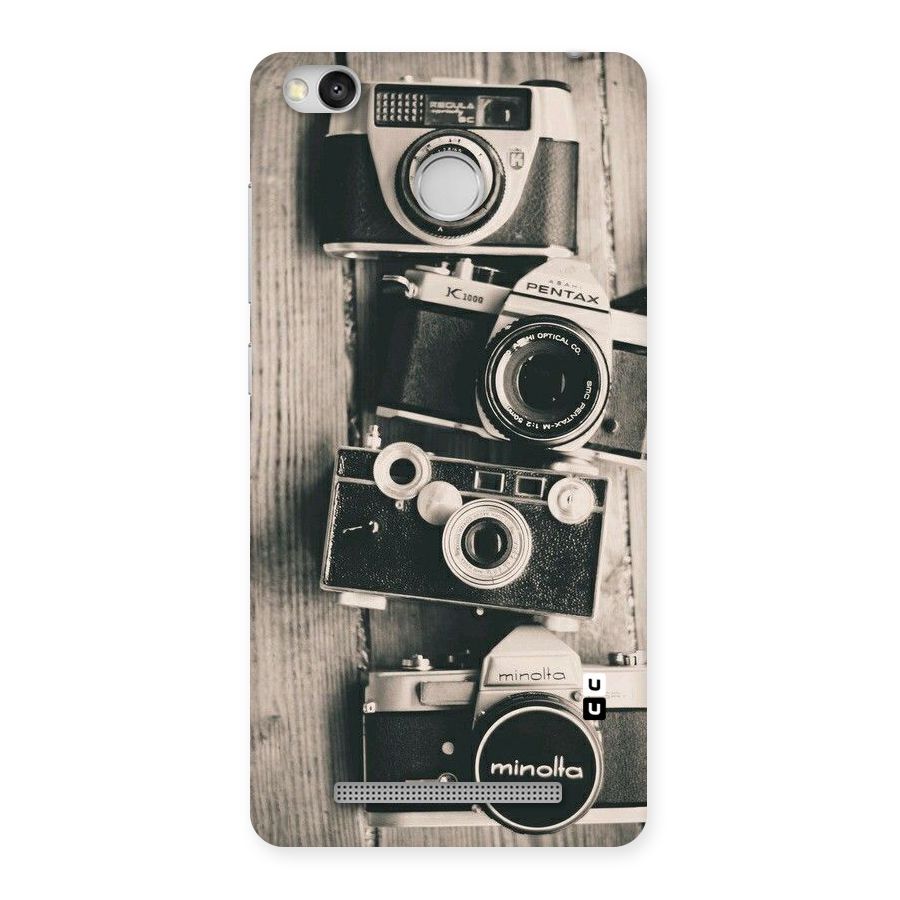 Vintage Style Shutter Back Case for Redmi 3S Prime