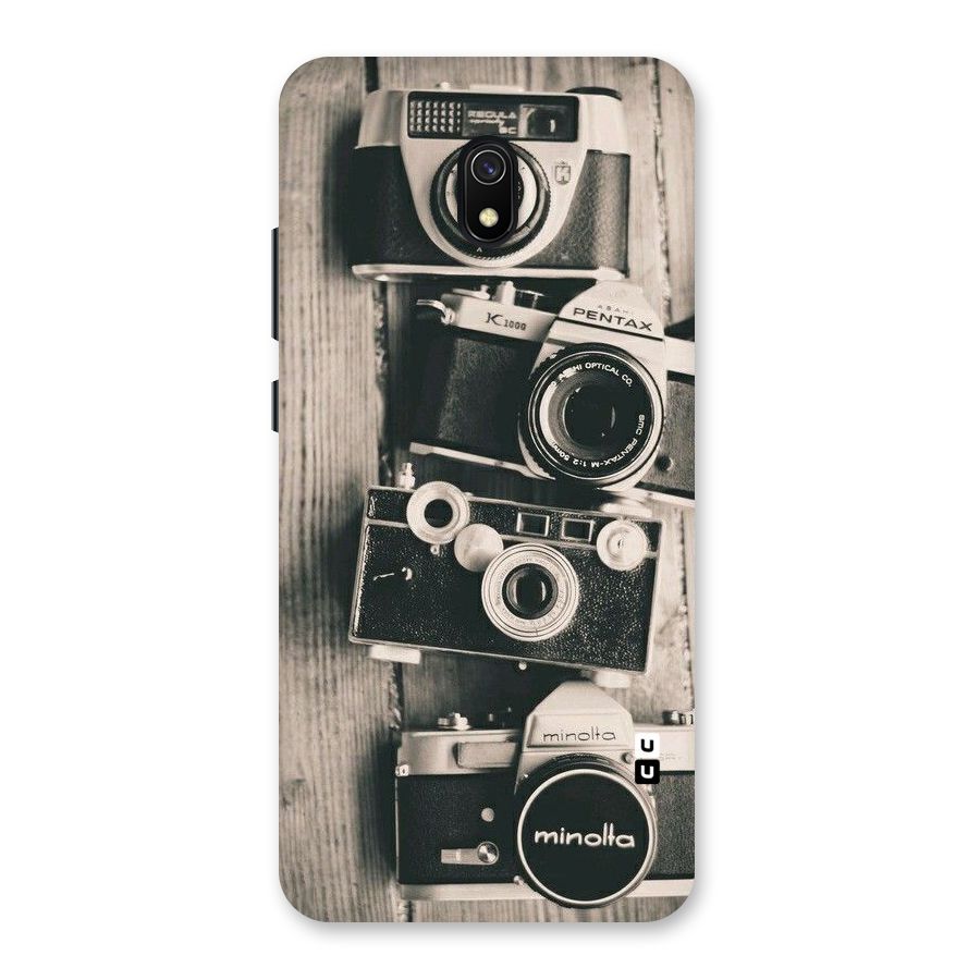 Vintage Style Shutter Back Case for Redmi 8A