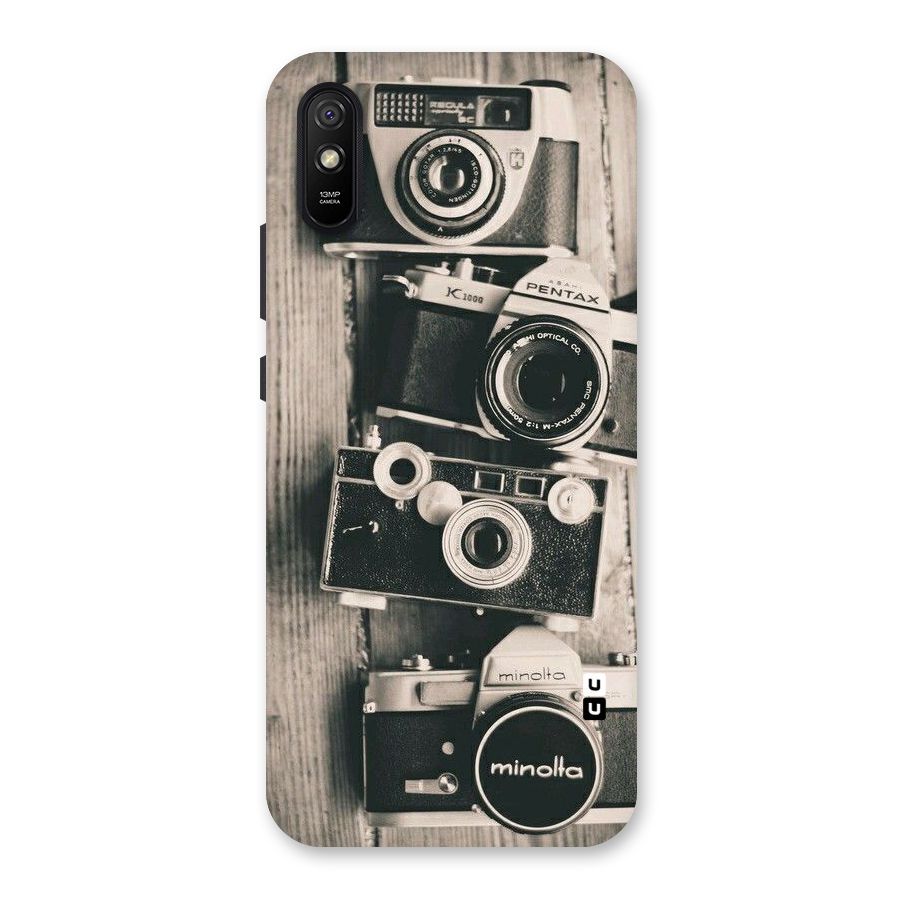 Vintage Style Shutter Back Case for Redmi 9A