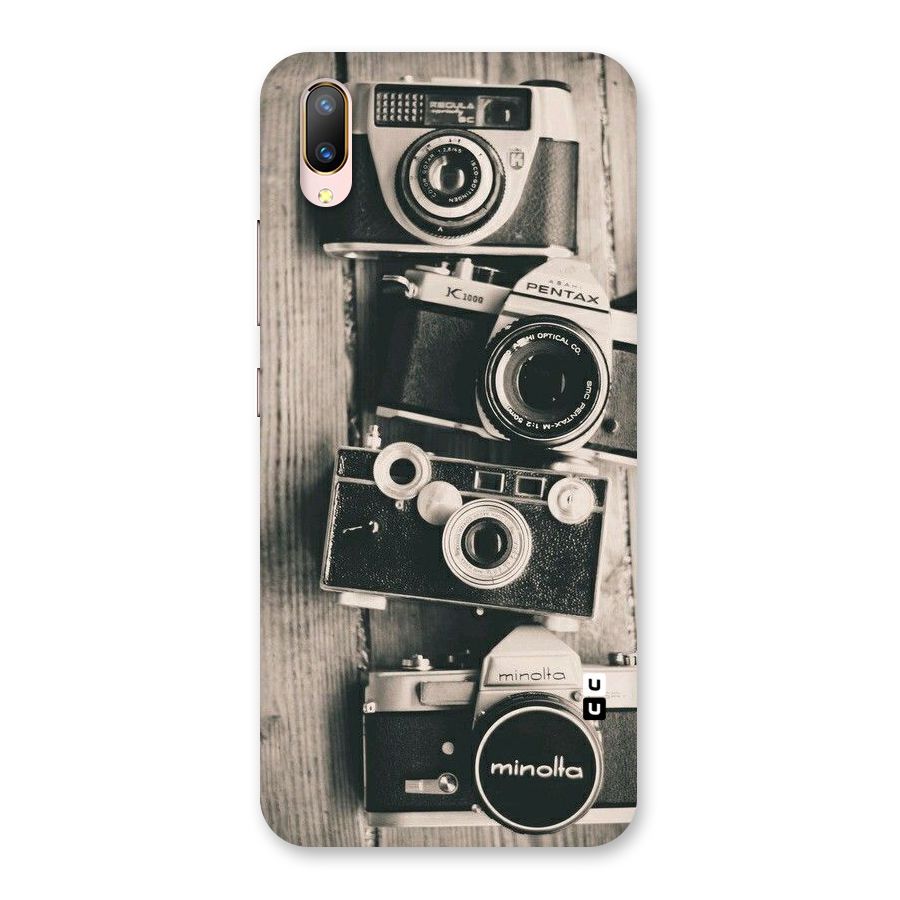 Vintage Style Shutter Back Case for Vivo V11 Pro