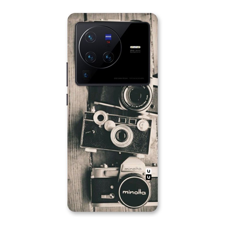 Vintage Style Shutter Back Case for Vivo X80 Pro