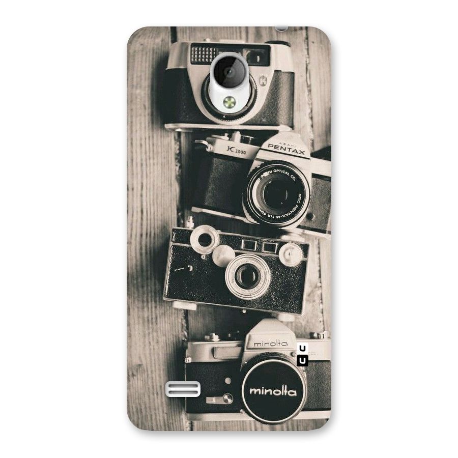 Vintage Style Shutter Back Case for Vivo Y21