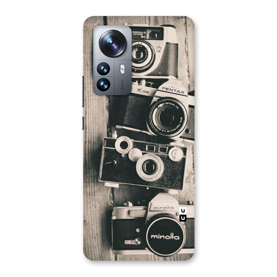 Vintage Style Shutter Back Case for Xiaomi 12 Pro