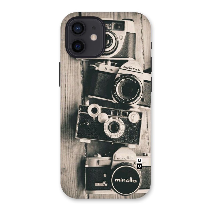 Vintage Style Shutter Back Case for iPhone 12