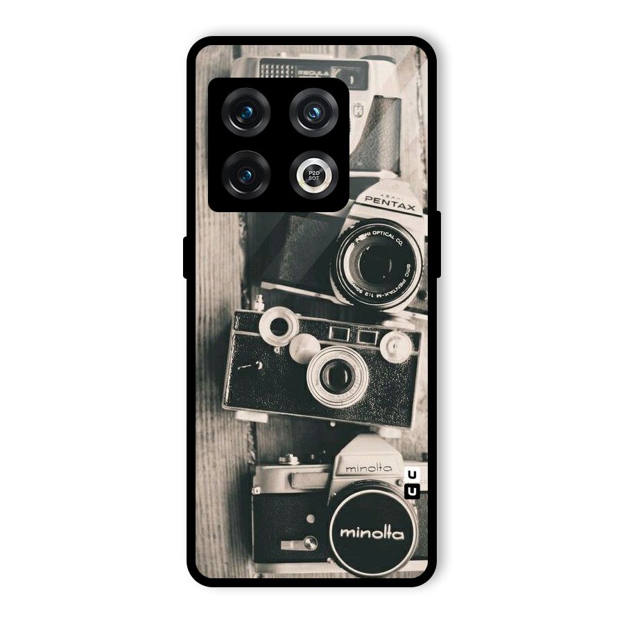 Vintage Style Shutter Glass Back Case for OnePlus 10 Pro 5G