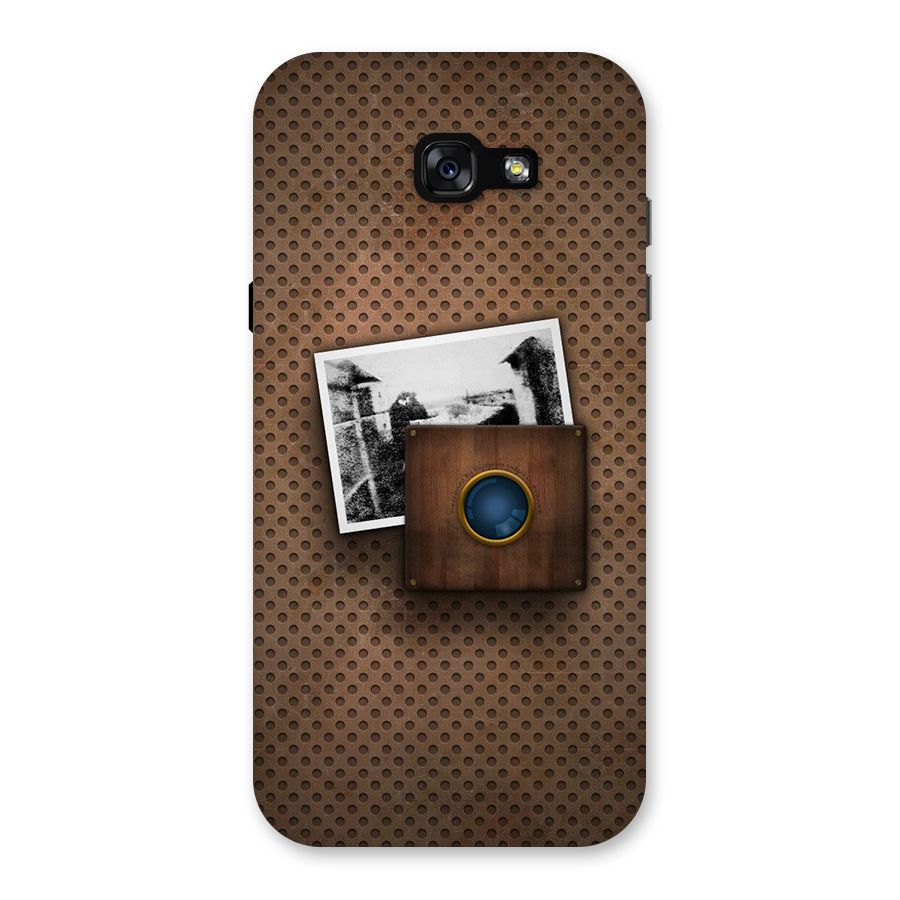 Vintage Wood Camera Back Case for Galaxy A7 (2017)