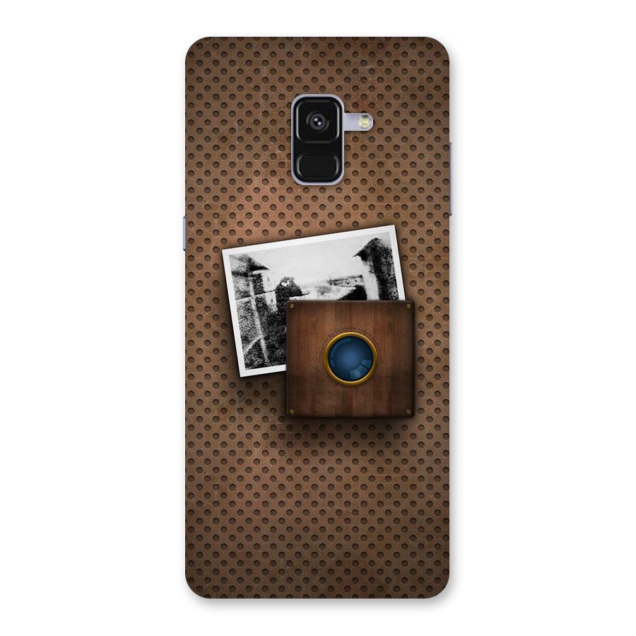 Vintage Wood Camera Back Case for Galaxy A8 Plus