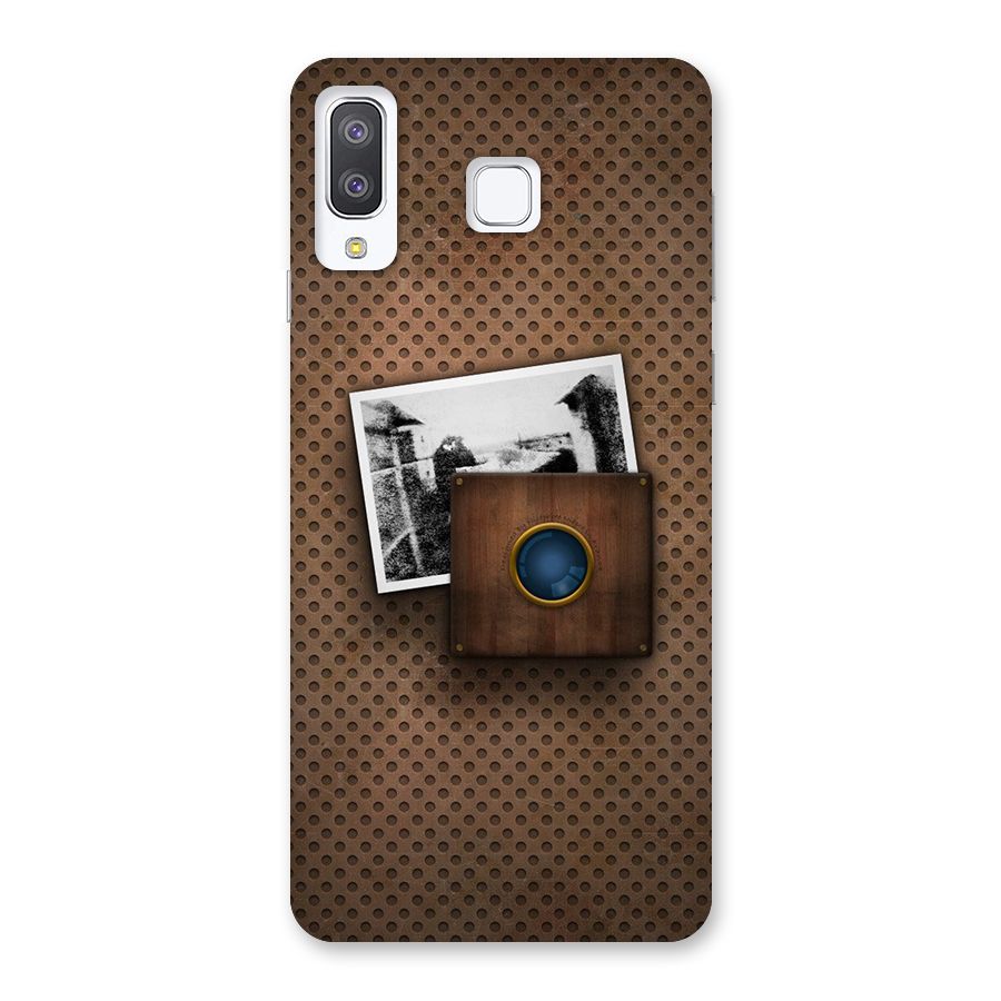 Vintage Wood Camera Back Case for Galaxy A8 Star