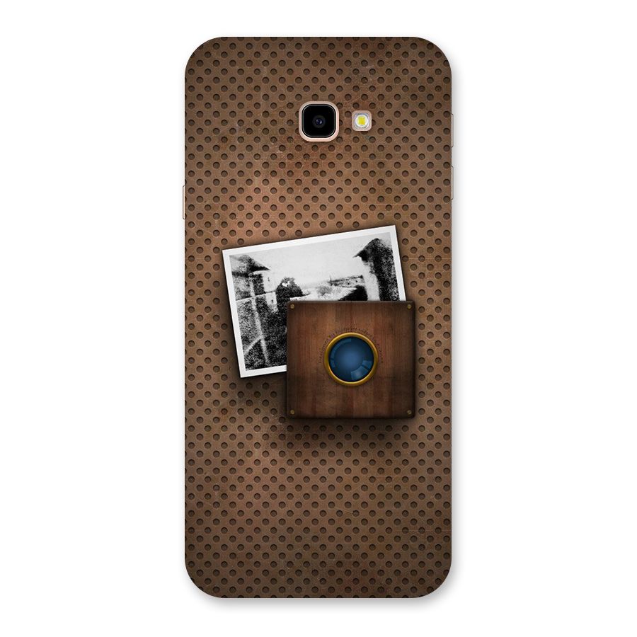 Vintage Wood Camera Back Case for Galaxy J4 Plus