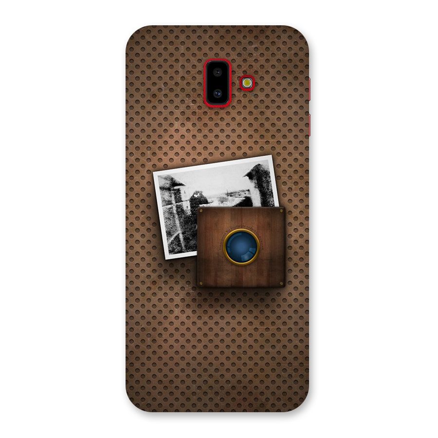 Vintage Wood Camera Back Case for Galaxy J6 Plus