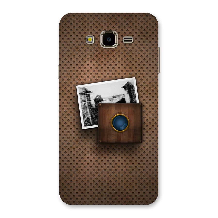 Vintage Wood Camera Back Case for Galaxy J7 Nxt