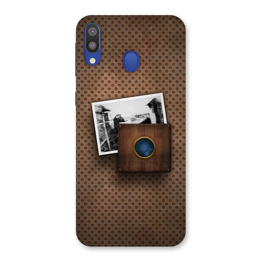 Vintage Wood Camera Back Case for Galaxy M20