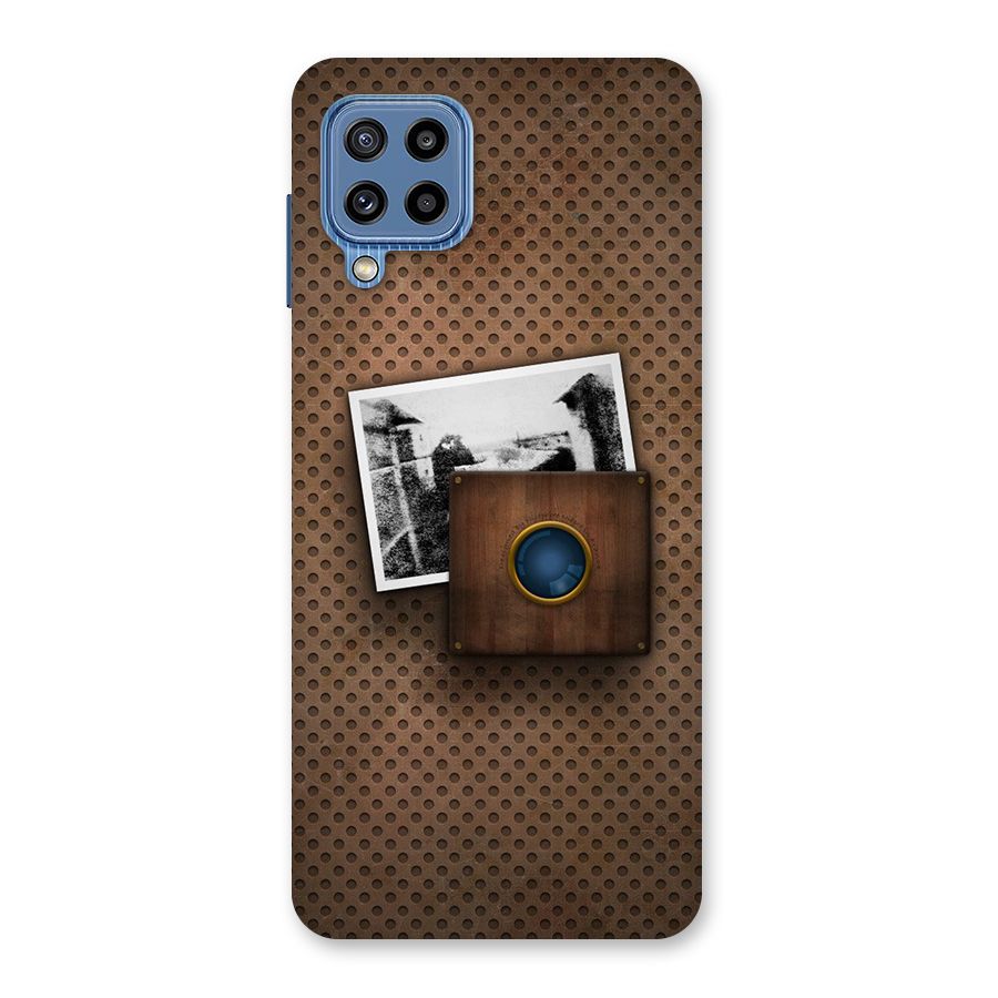 Vintage Wood Camera Back Case for Galaxy M32