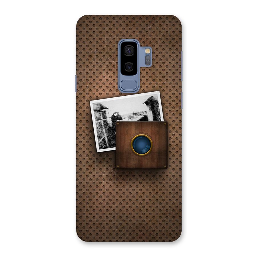 Vintage Wood Camera Back Case for Galaxy S9 Plus