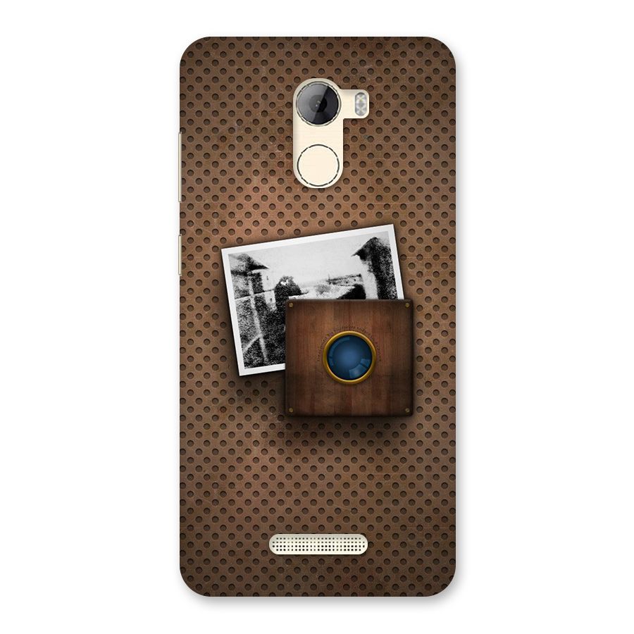 Vintage Wood Camera Back Case for Gionee A1 LIte