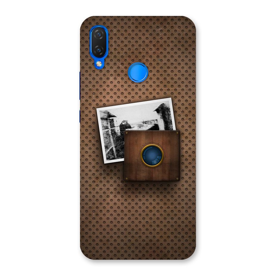 Vintage Wood Camera Back Case for Huawei P Smart+