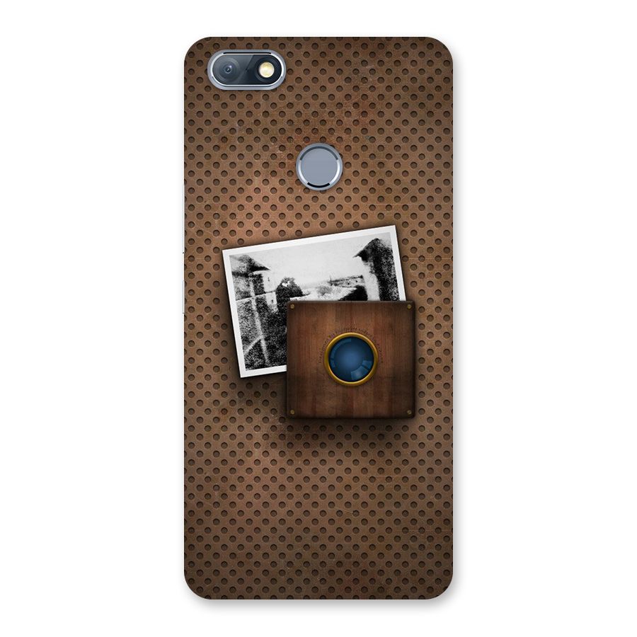 Vintage Wood Camera Back Case for Infinix Note 5